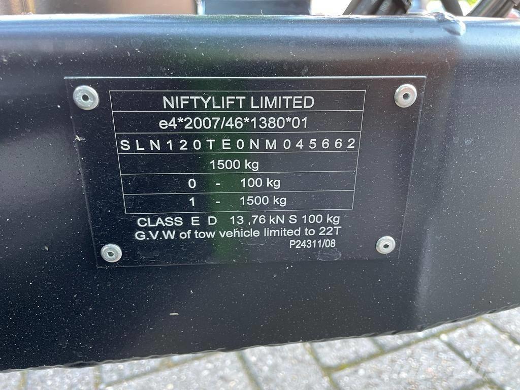 Niftylift 120T Remorque nacelle