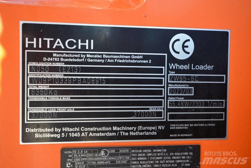 Hitachi ZW 95-6 C Chargeuse sur pneus