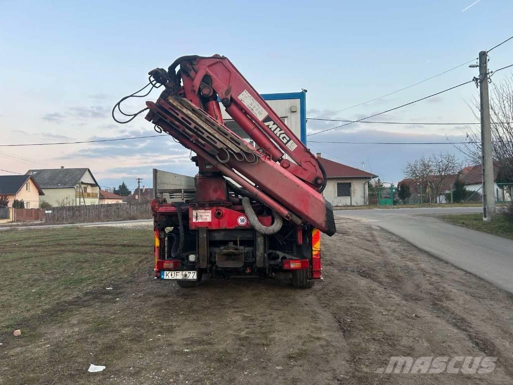 Volvo FH 12 Camion plateau ridelle avec grue