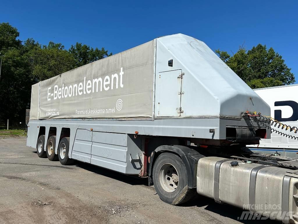 Orthaus OGT 24/B Semi remorque plateau ridelle