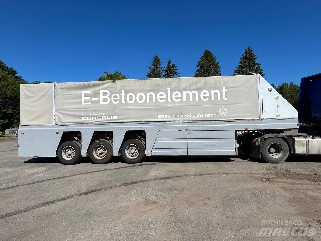Orthaus OGT 24/B Semi remorque plateau ridelle