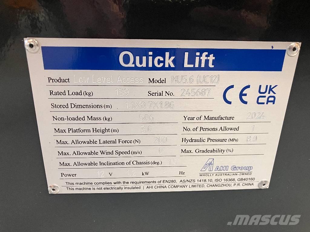 HAULOTTE MOVE UP 5.6 Mât vertical