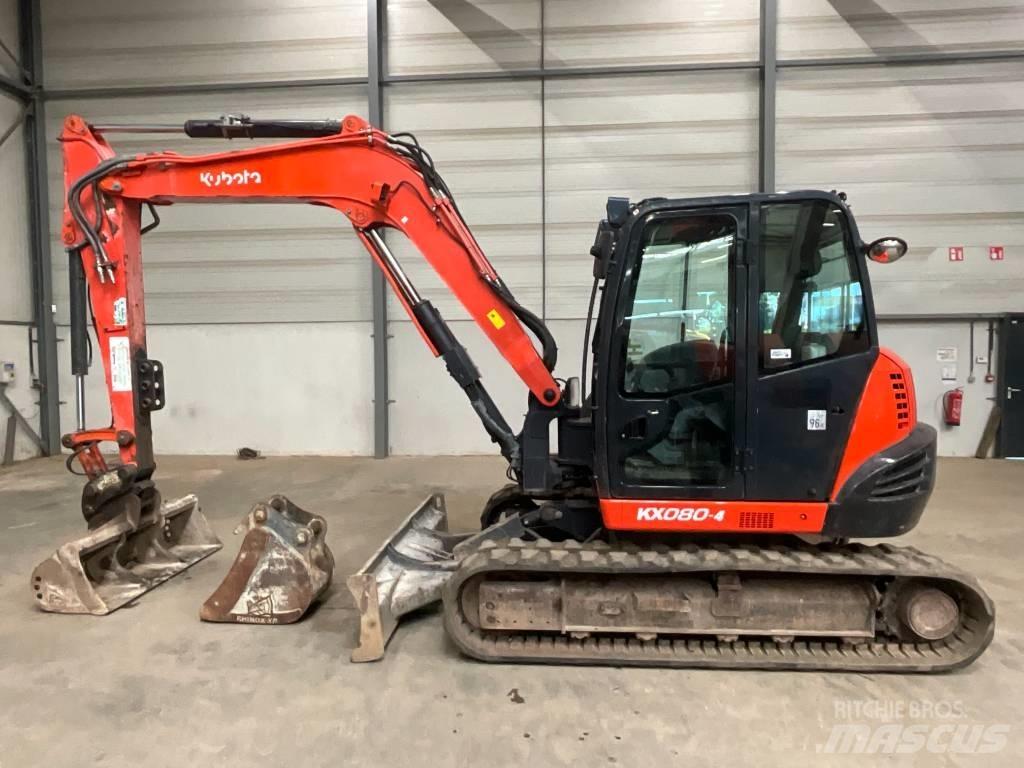 Kubota KX 080-4 Mini pelle 7t-12t