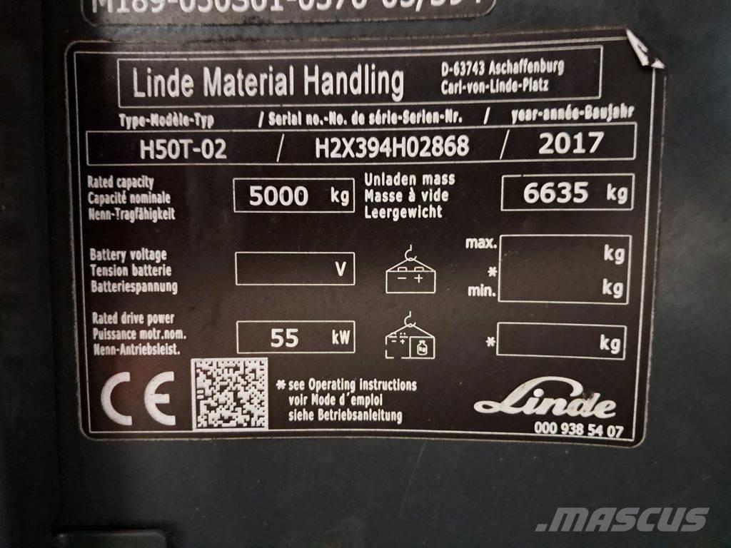 Linde H50T-02 Chariots GPL