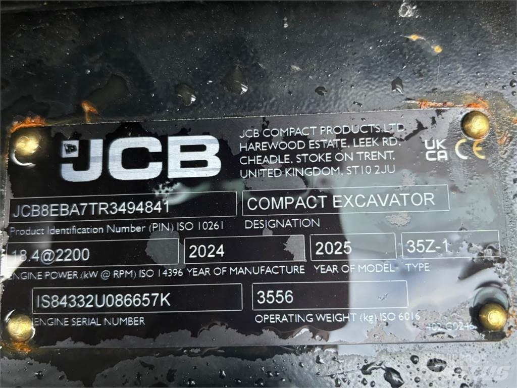 JCB 35Z-1 Mini pelle < 7t