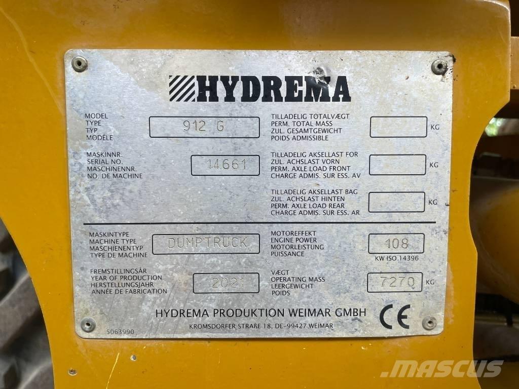 Hydrema 912 G Tombereau articulé