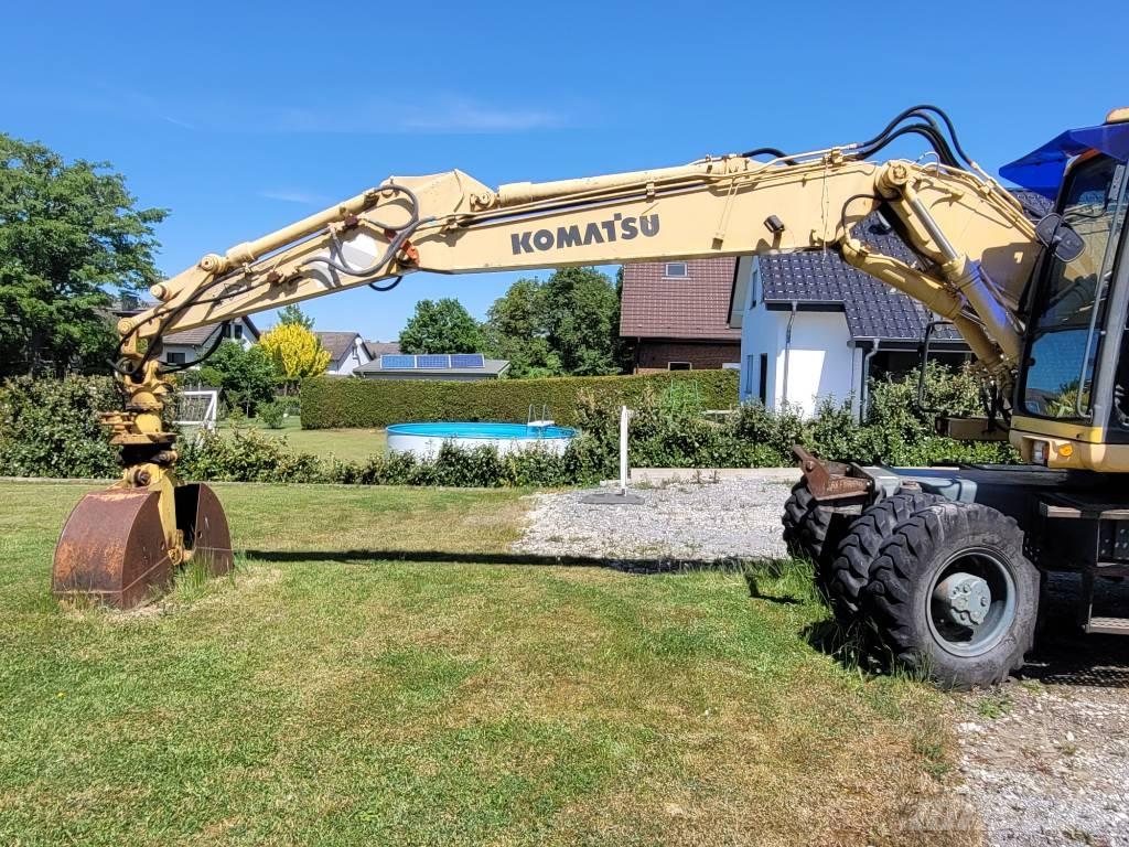 Komatsu PW160 ES-6K Pelle sur pneus