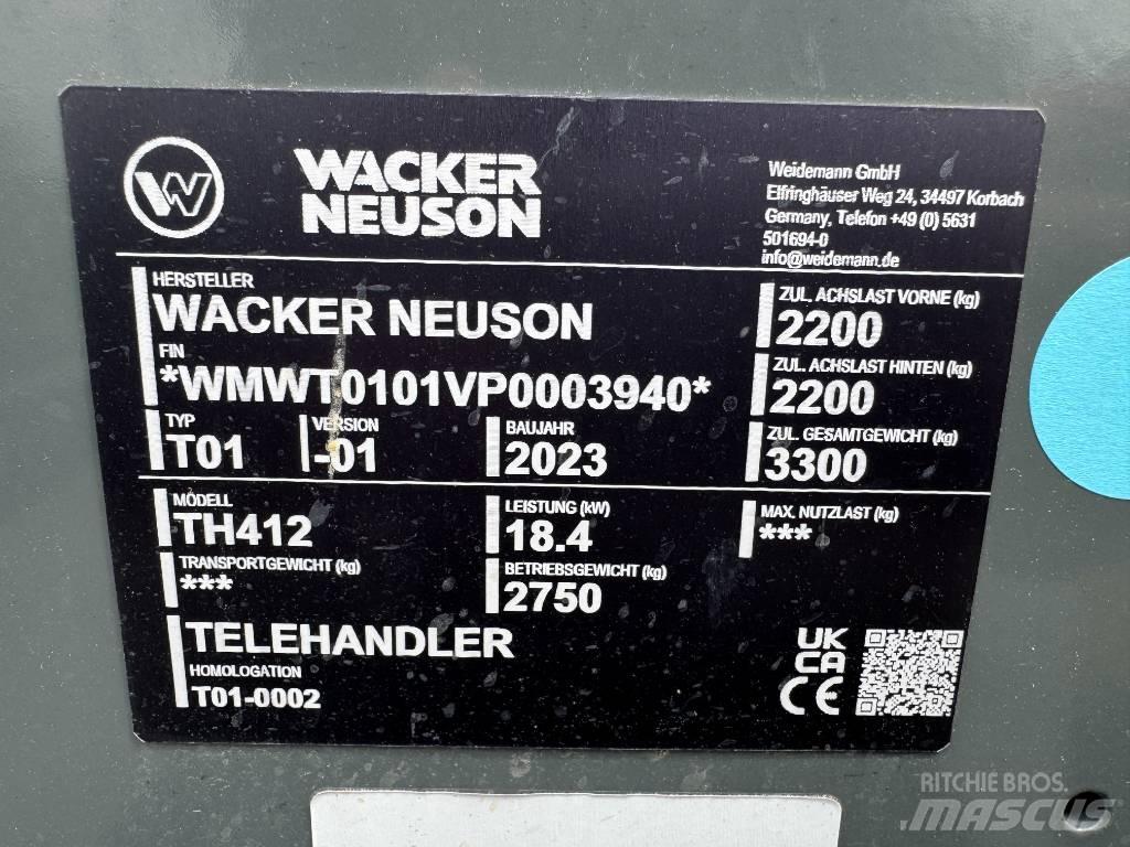 Wacker Neuson TH412 Chariot télescopique