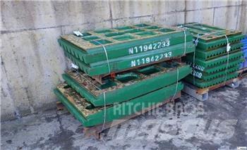 Metso C96 Jaws Pièces détachées pour matériel de recyclage et concasseur