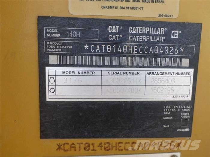 CAT 140 H Niveleuse