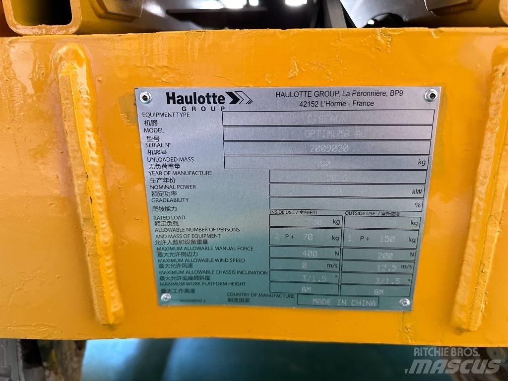 Haulotte OPTIMUM 8 Nacelle ciseaux