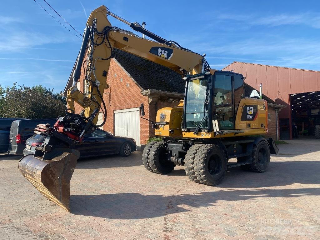 CAT M314F Pelle sur pneus
