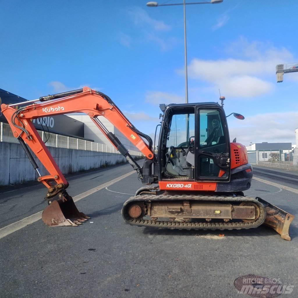 Kubota KX 080-4A Mini pelle 7t-12t