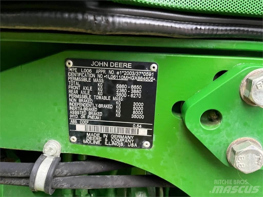 John Deere 6110 M Tracteur
