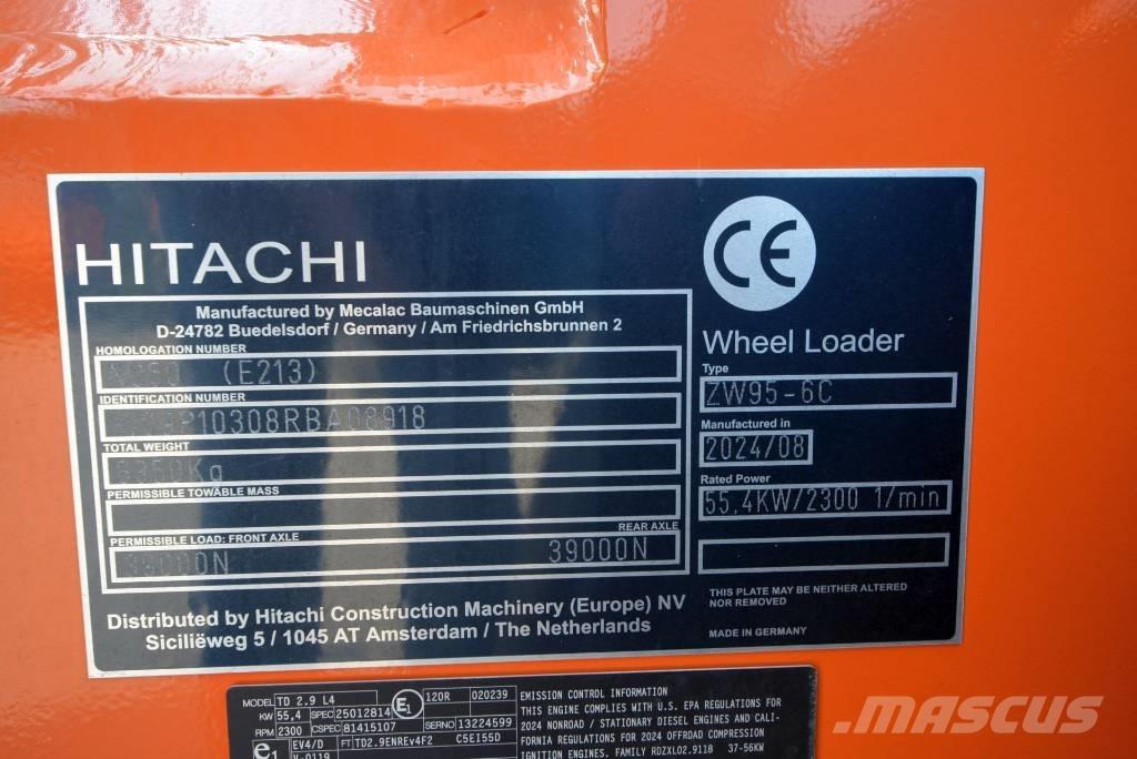 Hitachi ZW 95-6 C Chargeuse sur pneus