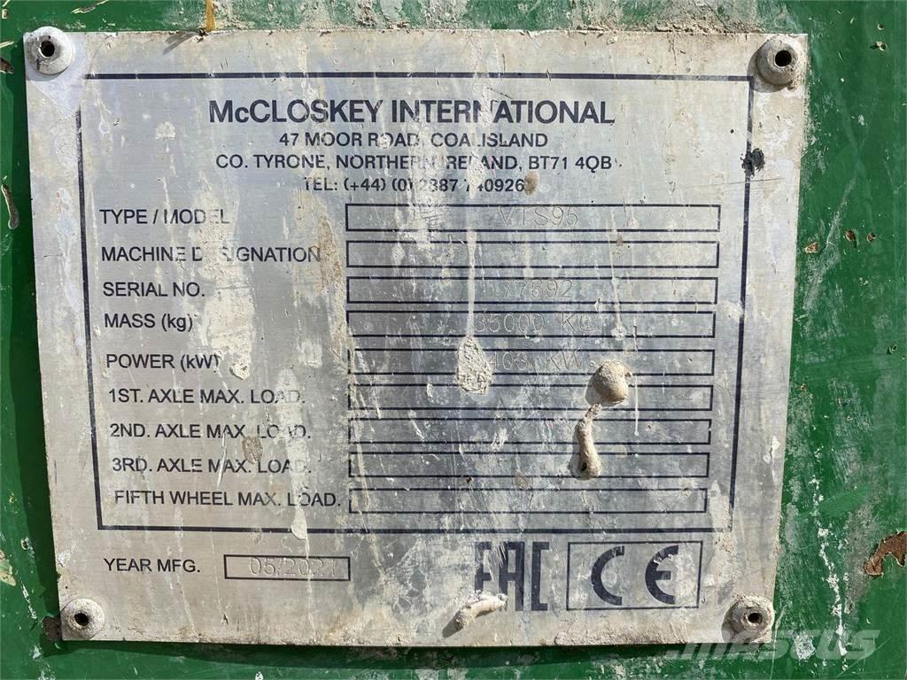 McCloskey VTS95 Concasseur mobile