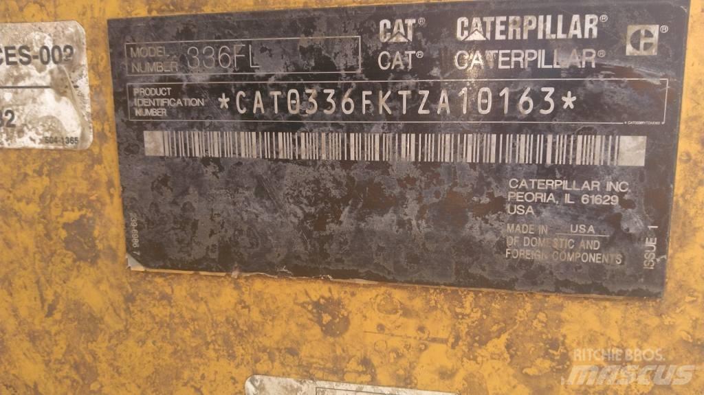 CAT 336 F L Pelle sur chenilles