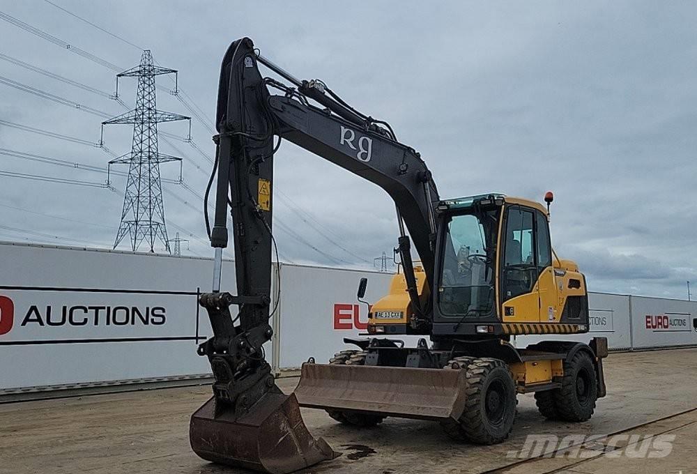 Volvo EW 140 D Pelle sur pneus