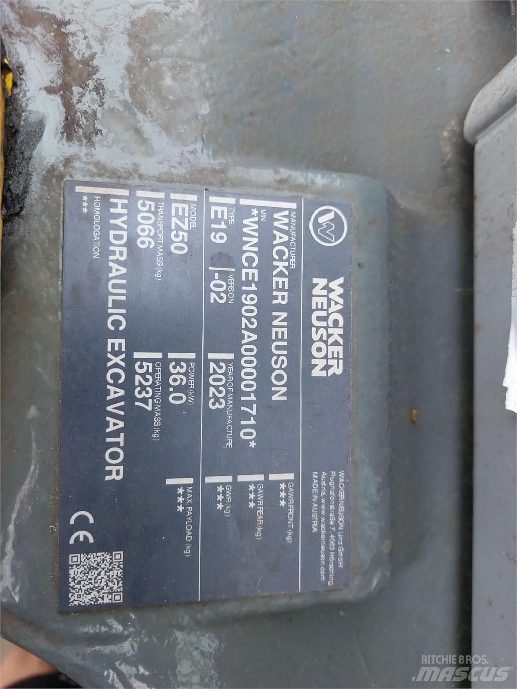 Wacker Neuson EZ50 Pelle sur chenilles