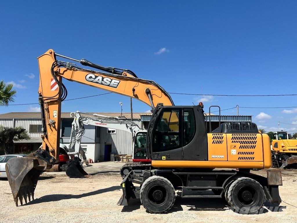 CASE WX 168 Pelle sur pneus