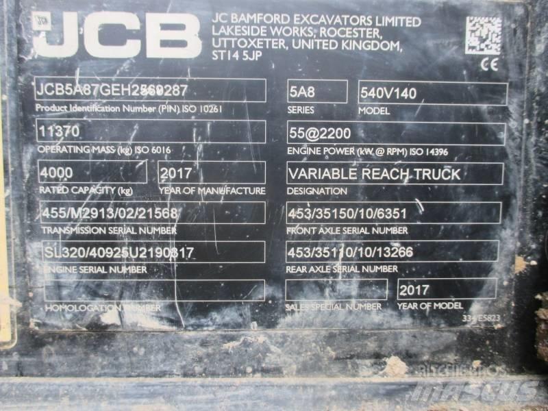 JCB 540-140 Chariot télescopique