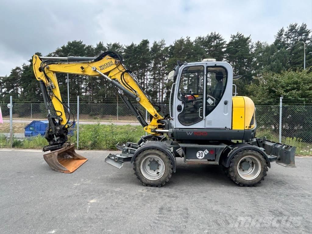 Wacker Neuson EW100 Pelle sur pneus