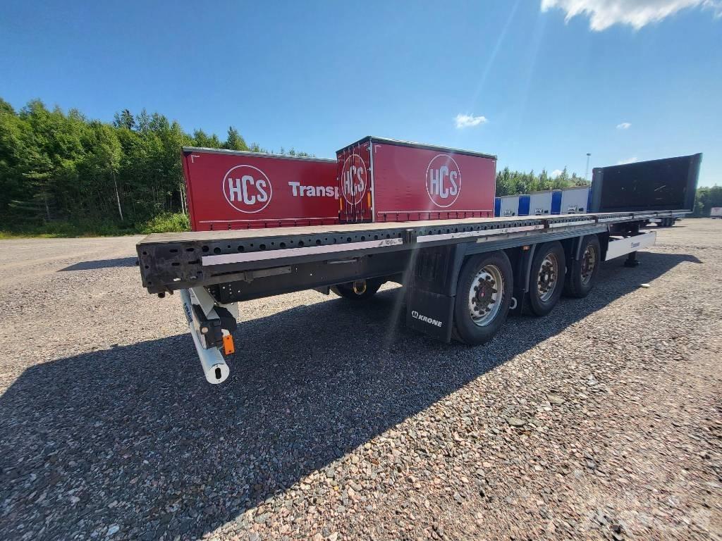 Krone Flatbed Nordic Semi remorque plateau ridelle