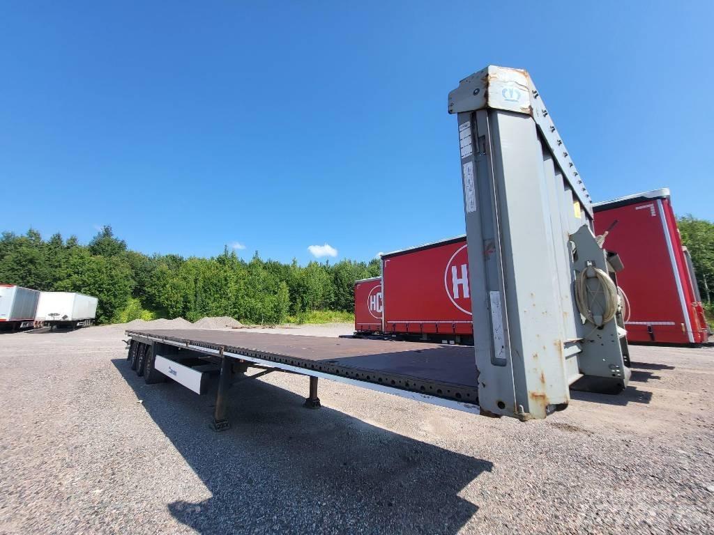Krone Flatbed Nordic Semi remorque plateau ridelle