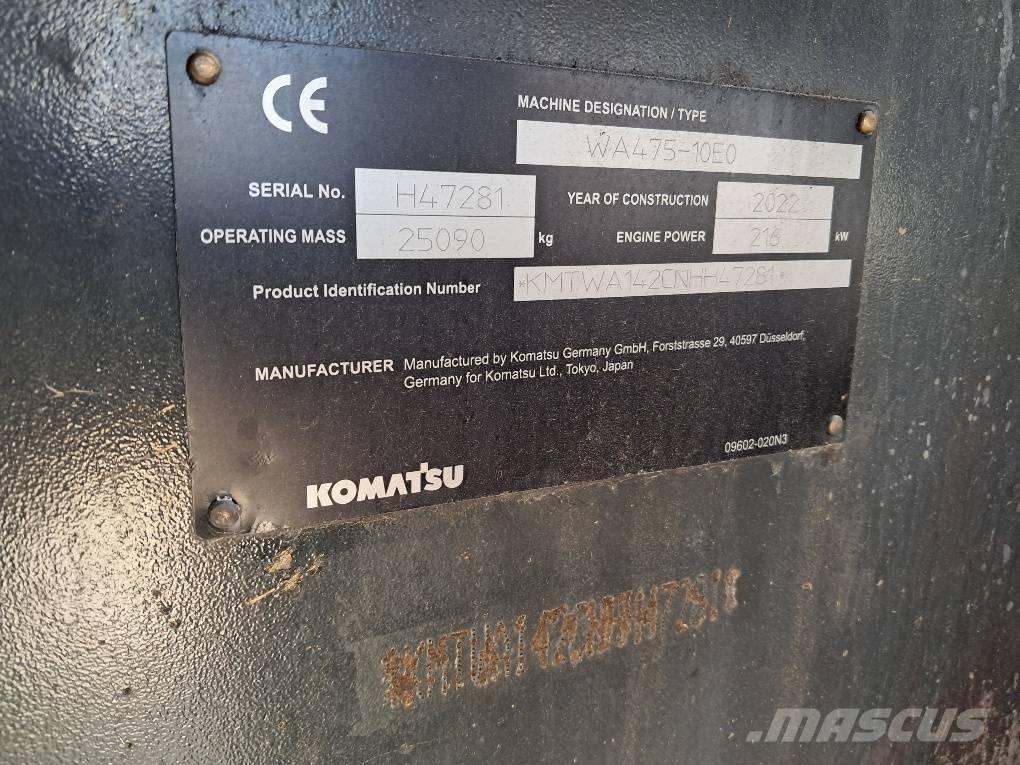 Komatsu WA475-10E0 Chargeuse sur pneus