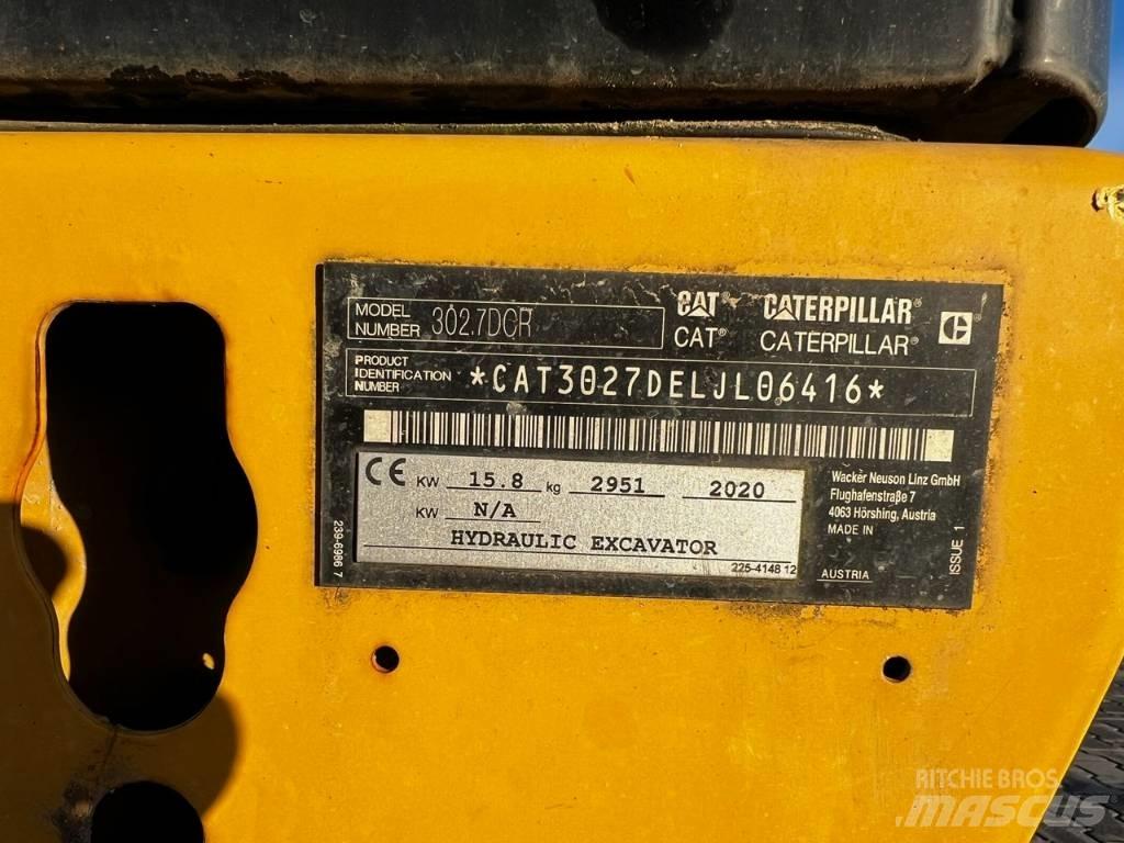 CAT 302.7 DCR Mini pelle < 7t