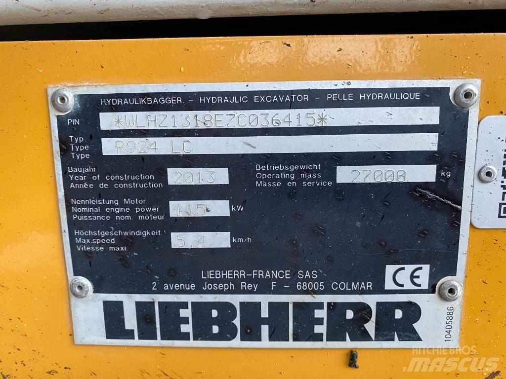 Liebherr 924 Pelle sur chenilles
