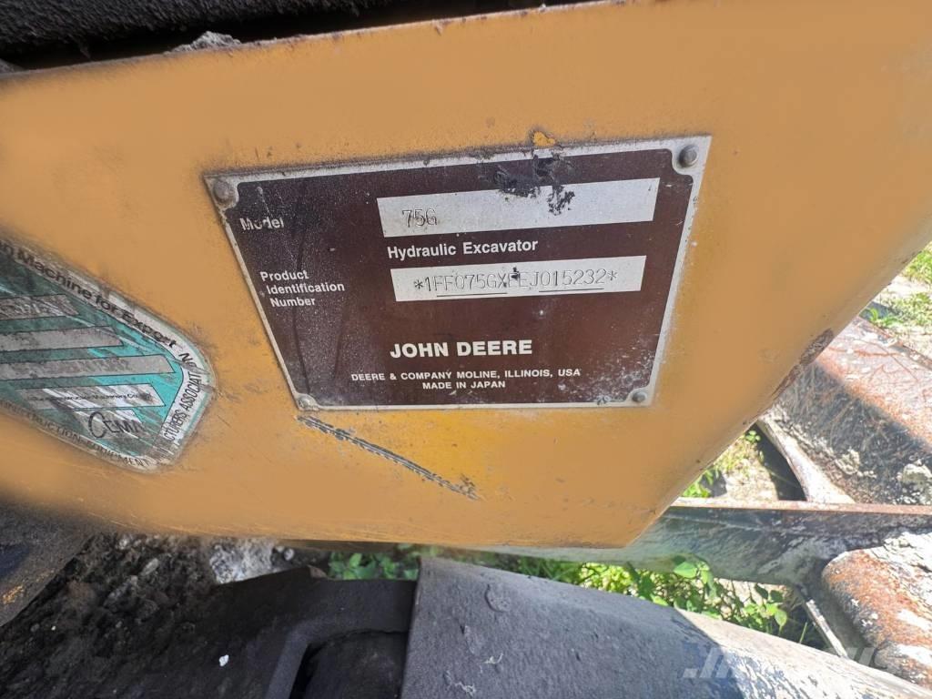 John Deere 75 G Mini pelle < 7t