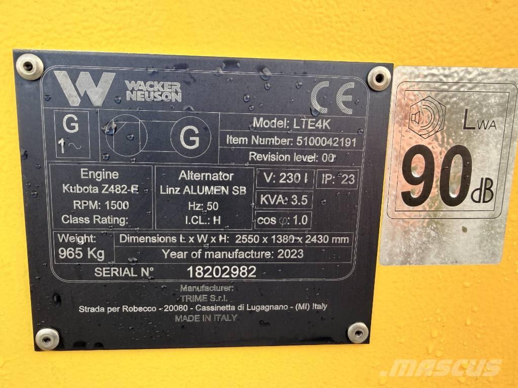 Wacker Neuson LTE4 K Tour d'éclairage