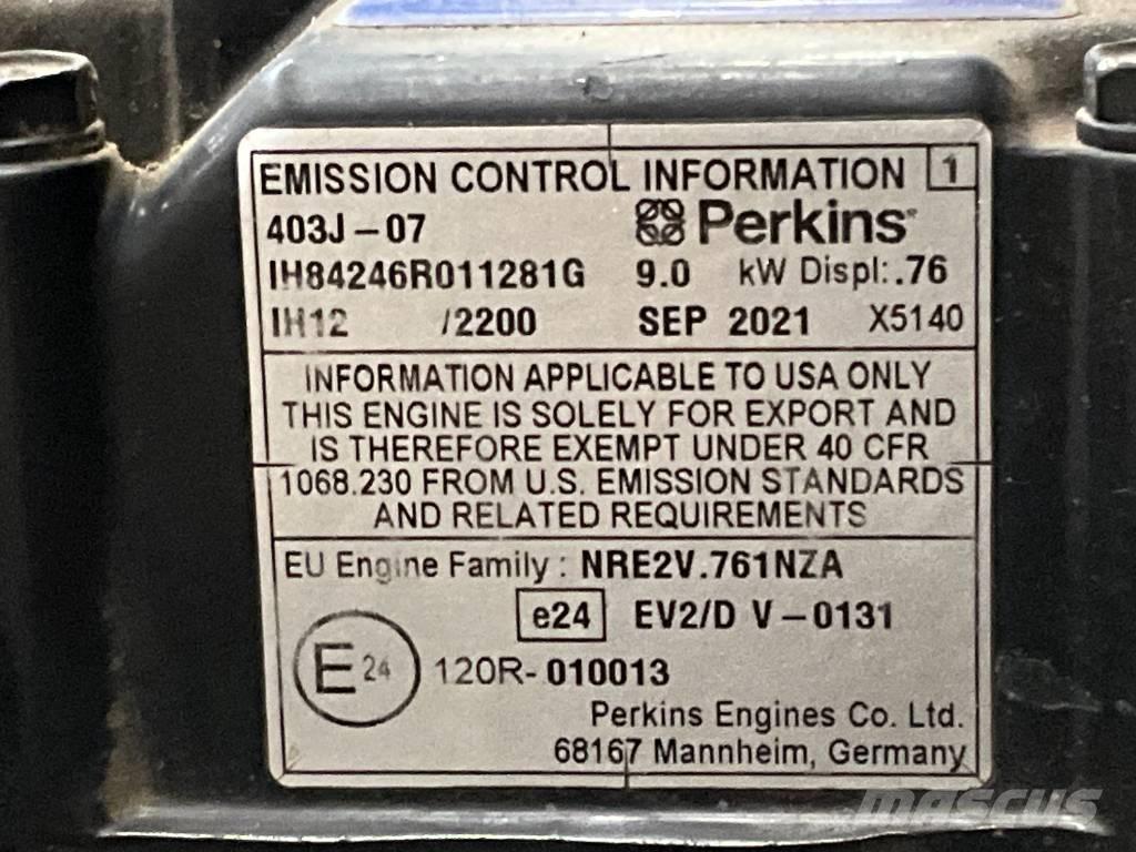 JCB 8008 Mini pelle < 7t