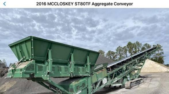 McCloskey ST80TF Crible
