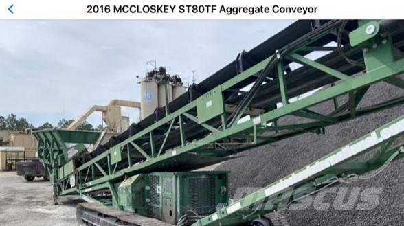 McCloskey ST80TF Crible