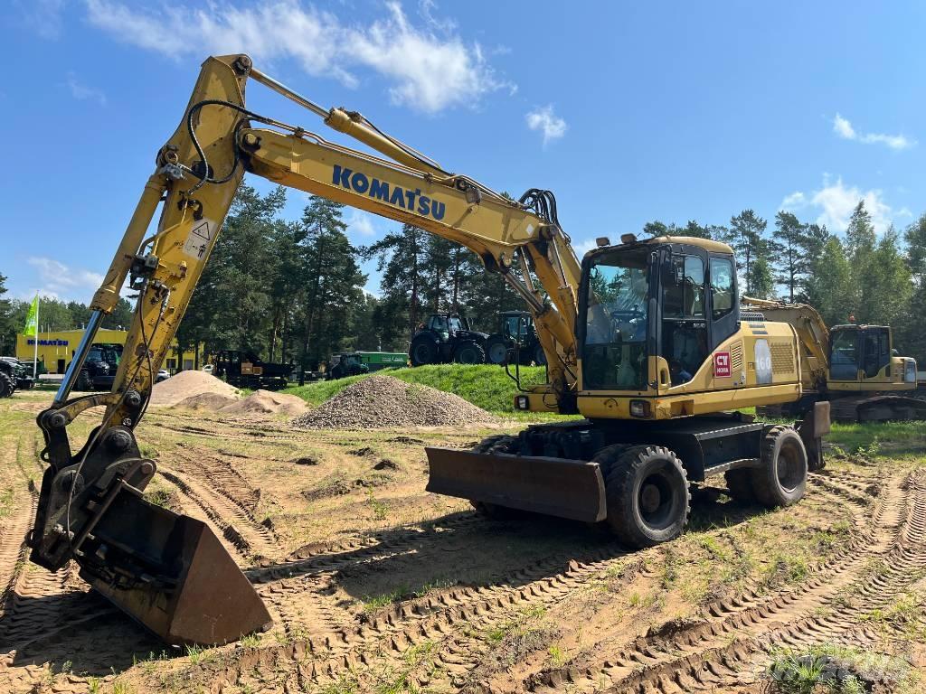 Komatsu PW 160-7 Pelle sur pneus