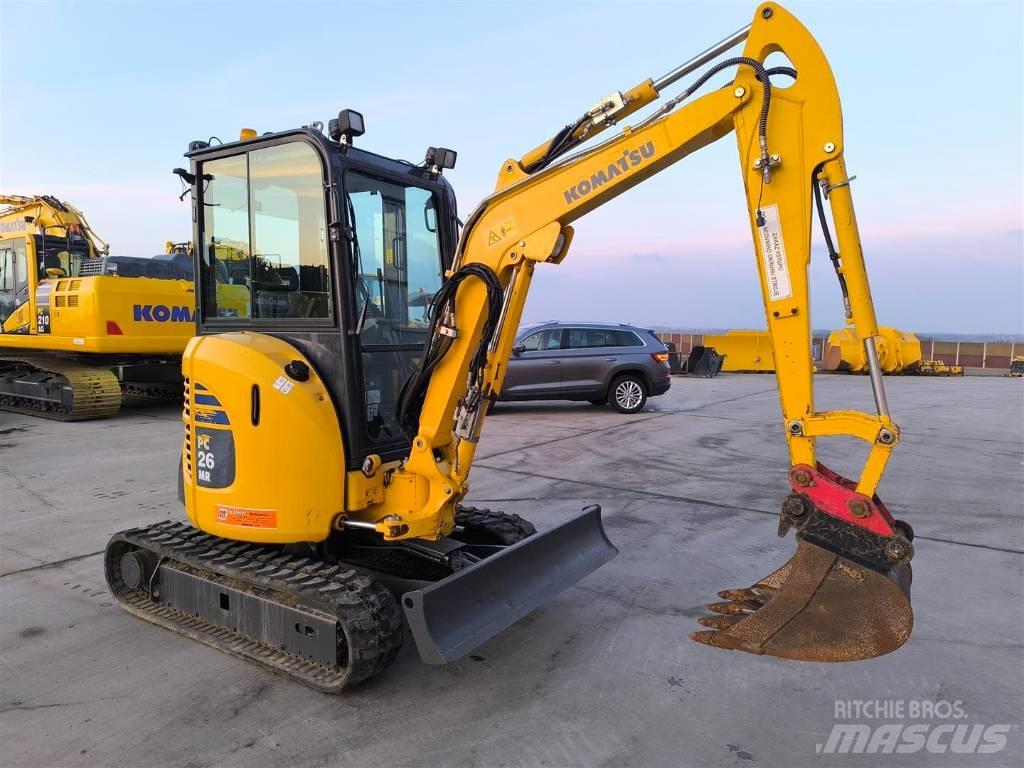 Komatsu PC 26 MR-5 Mini pelle < 7t
