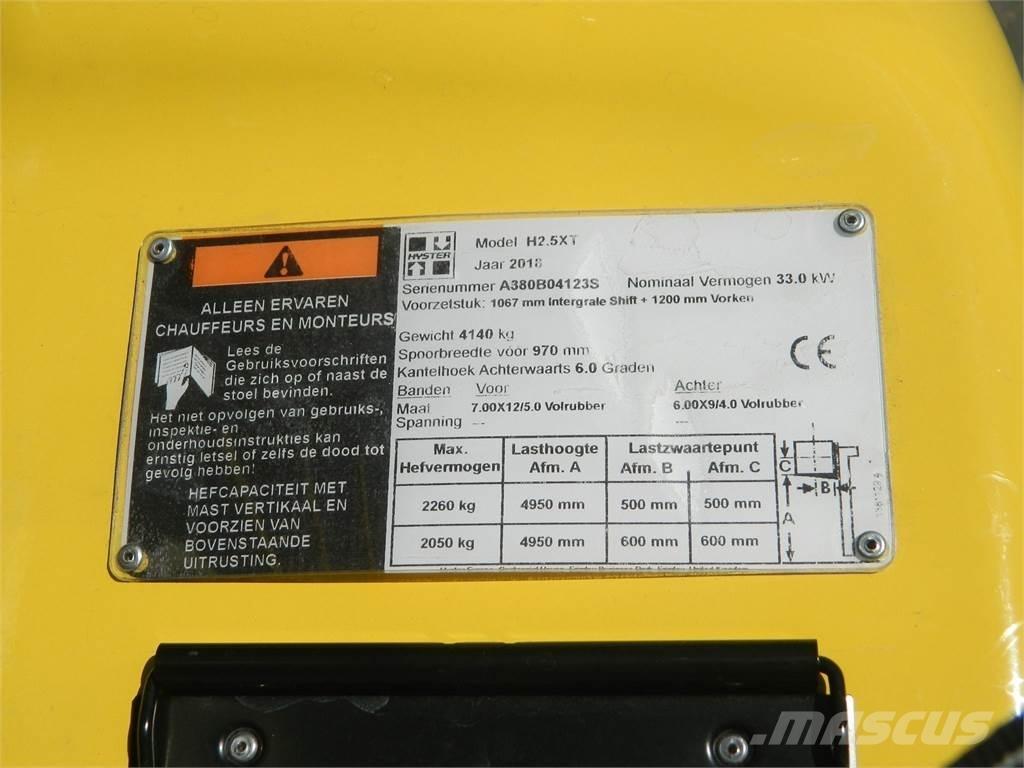 Hyster H2 50XT Chariots diesel