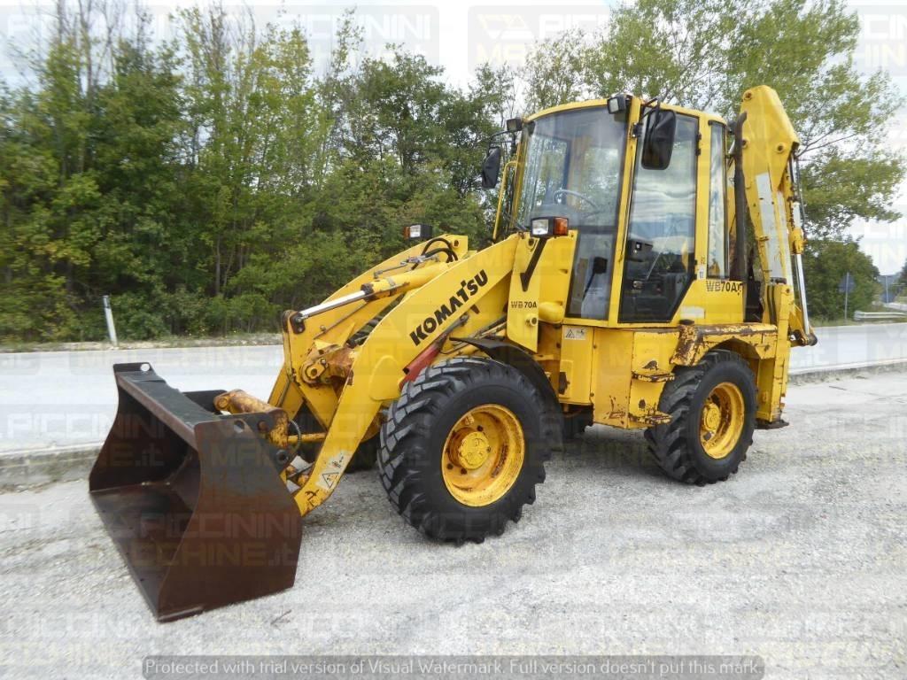 Komatsu WB70A Tractopelle
