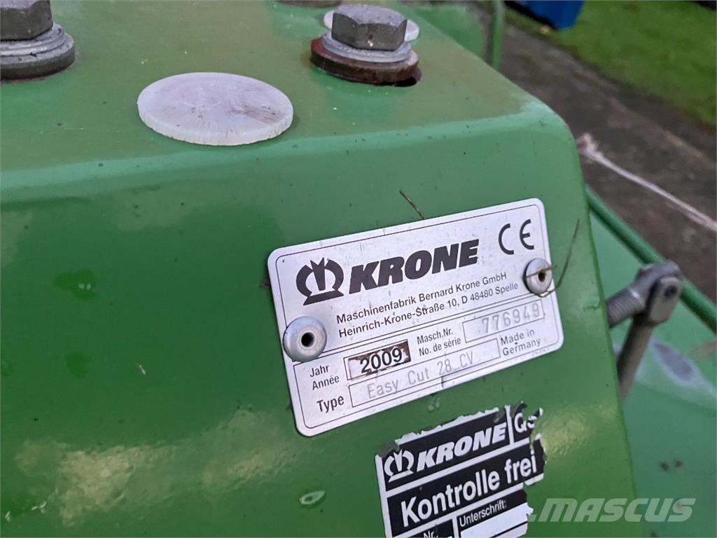 Krone EasyCut 28CV Faucheuse-conditionneuse