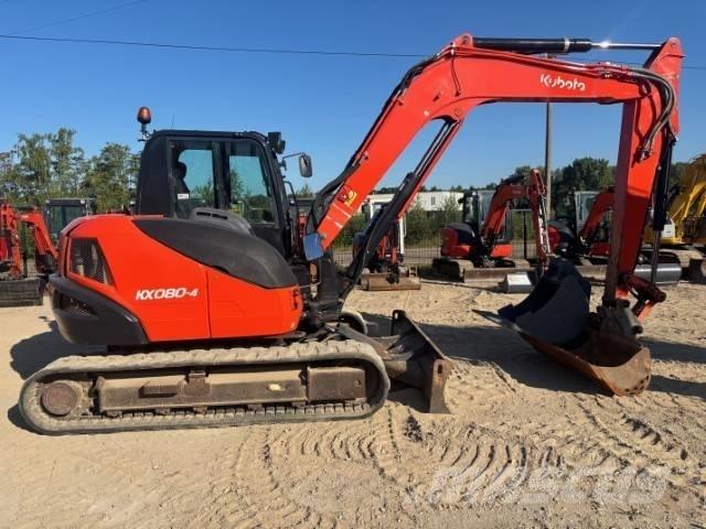 Kubota KX 080-4 Mini pelle 7t-12t
