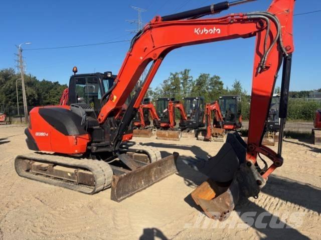 Kubota KX 080-4 Mini pelle 7t-12t