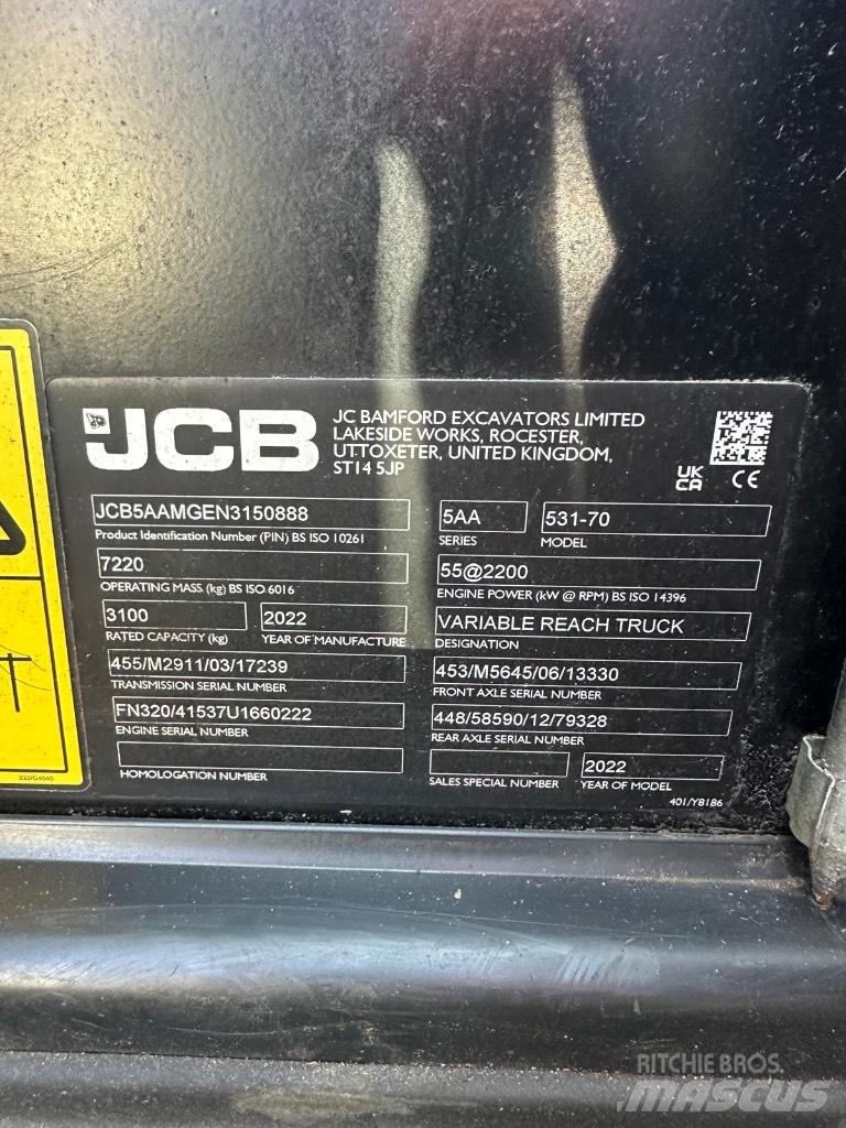 JCB 531-70 Chariot télescopique