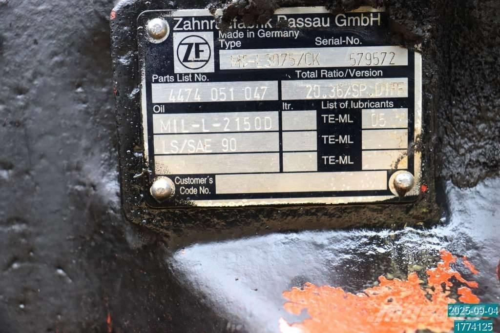 Huddig 1160 D Essieux