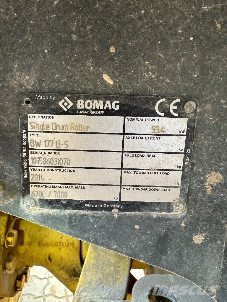Bomag BW 177 D-5 Compacteur de sol