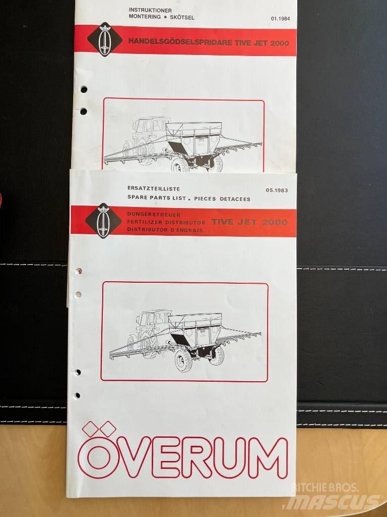 Överum Tive Jet 2000 Semoir à engrais