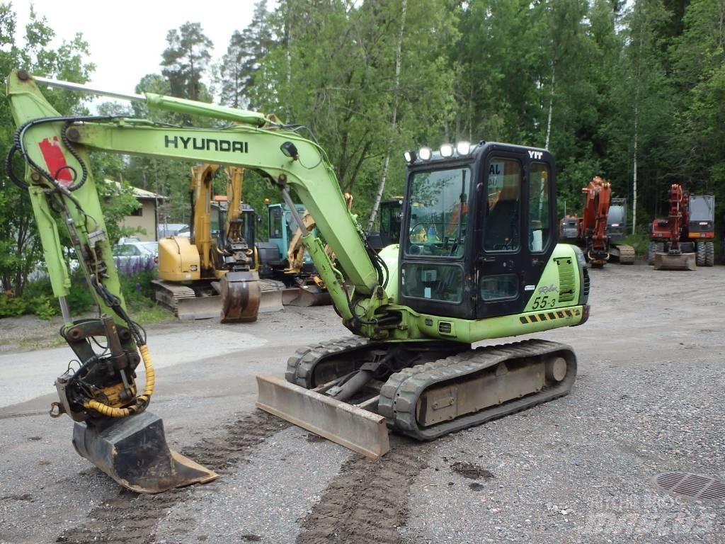 Hyundai Robex 55-3 Mini pelle < 7t