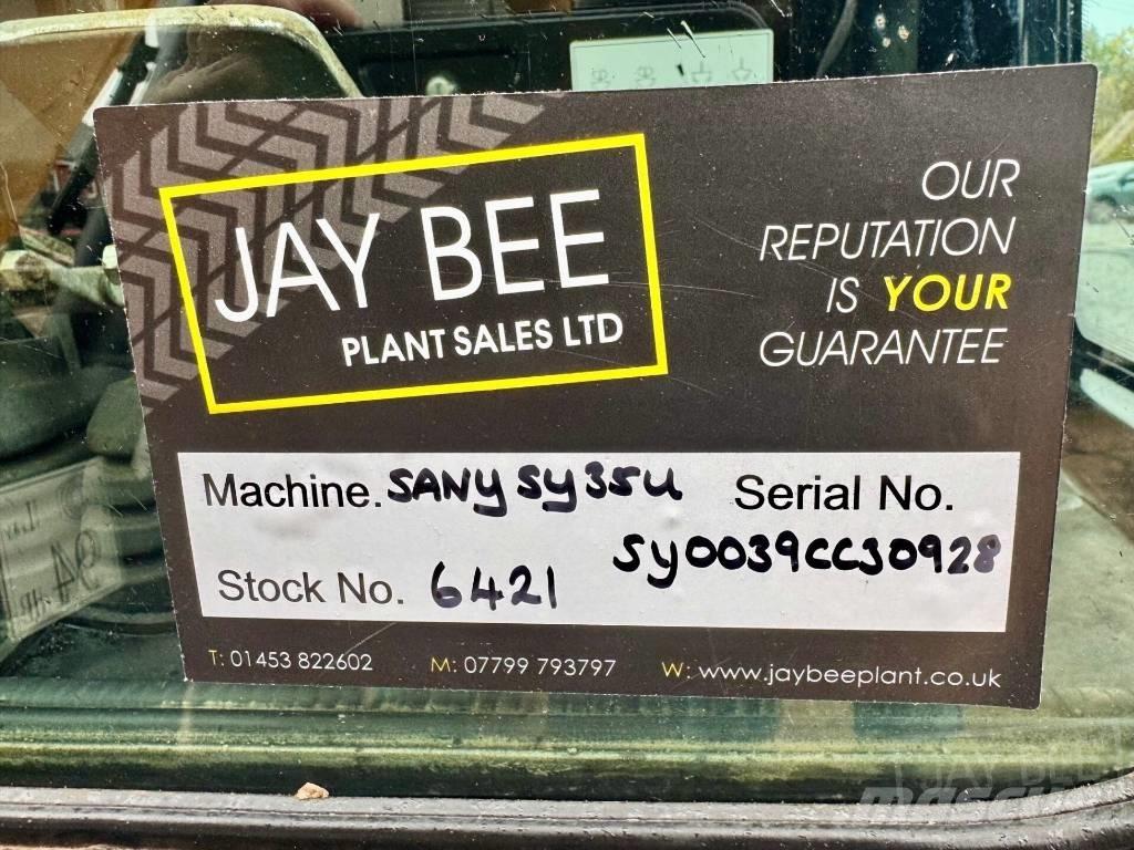 Sany SY 35 U Mini pelle < 7t