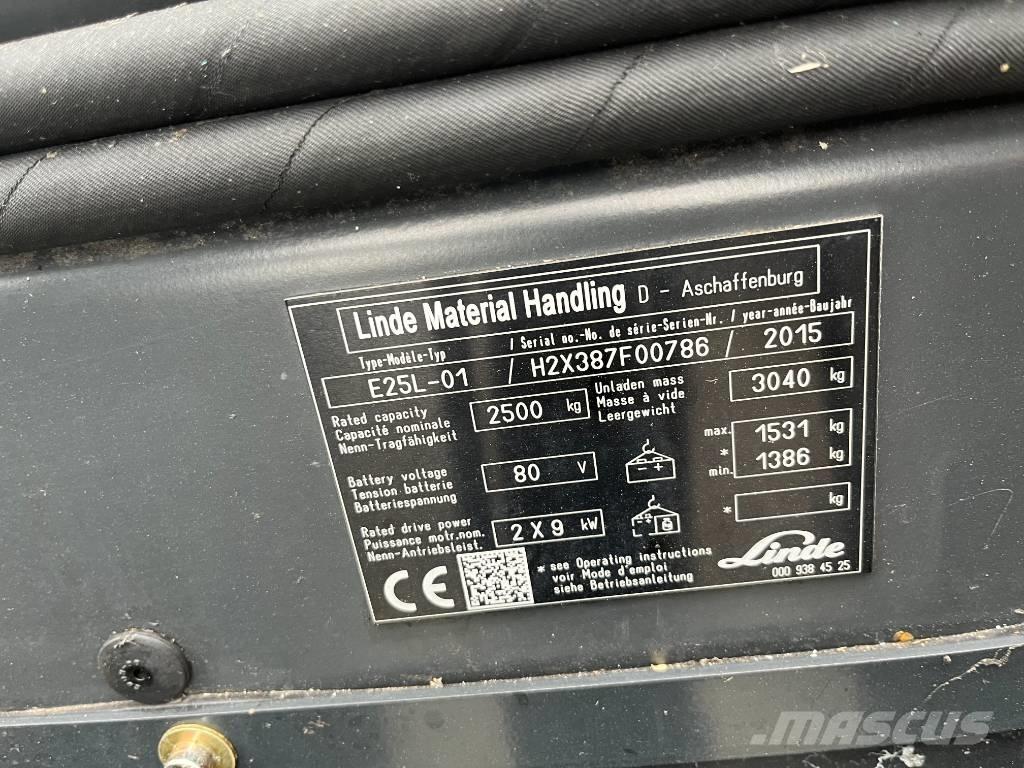 Linde E25L-01 Chariots élévateurs électriques